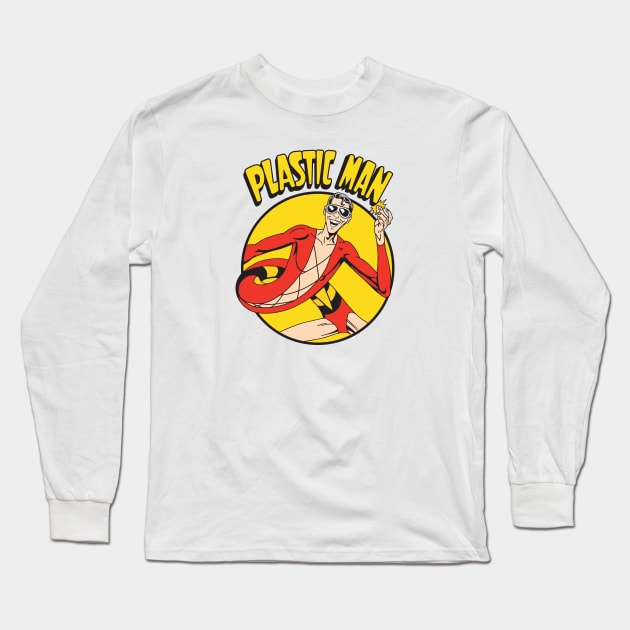 Plastic Man Long Sleeve T-Shirt by Chewbaccadoll